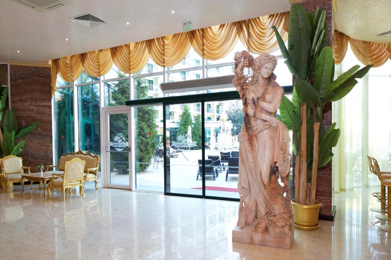 Planeta Hotel & Aquapark Free Beach Access Sunny Beach Buitenkant foto Lobby