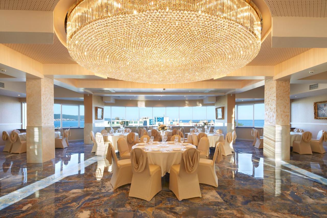 Planeta Hotel & Aquapark Free Beach Access Sunny Beach Buitenkant foto The restaurant