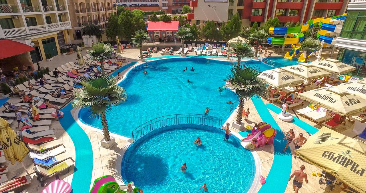 Planeta Hotel & Aquapark Free Beach Access Sunny Beach Buitenkant foto The Aqua Park