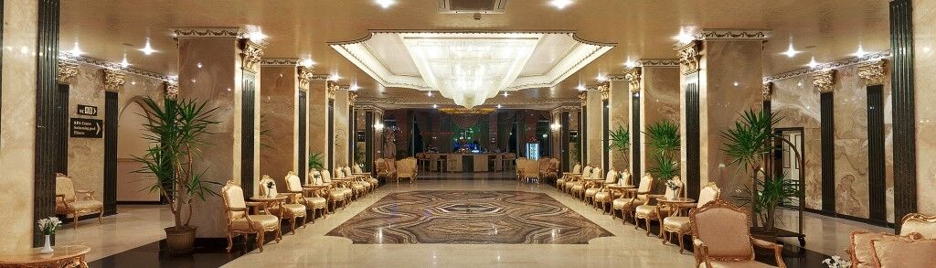 Planeta Hotel & Aquapark Free Beach Access Sunny Beach Buitenkant foto Lobby